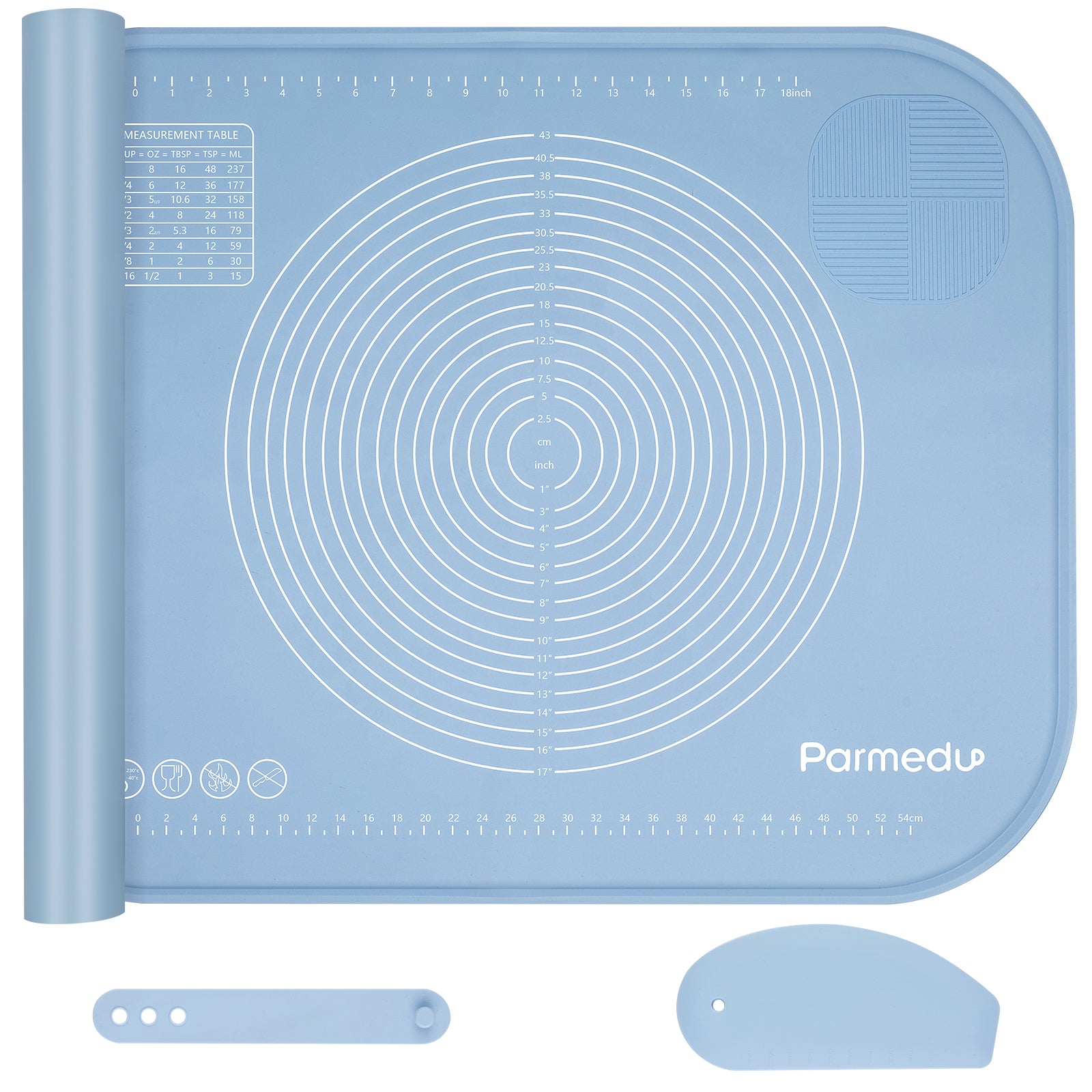 Silicone Pastry Mat – Parmedu