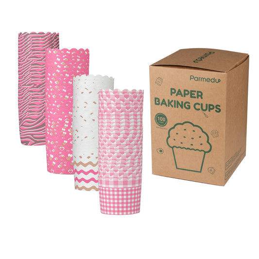 100pcs Baking Paper Cupcake & Muffin Liners - 2.4 Inches