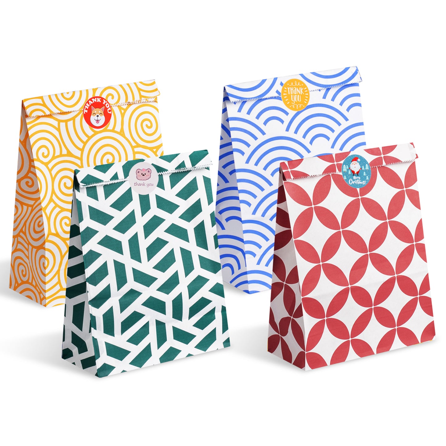 Assorted Color Paper Gift Bags