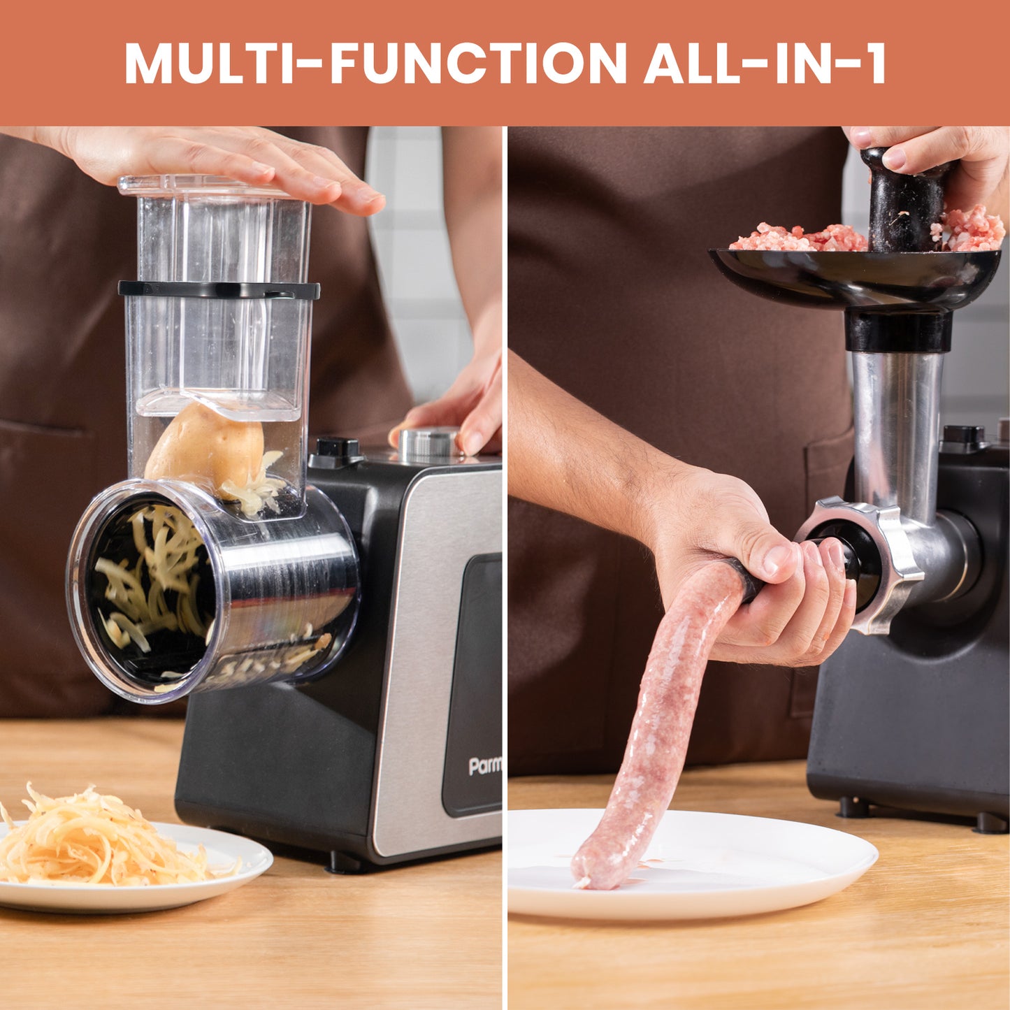 Electric Cheese Grater & Meat Grinder