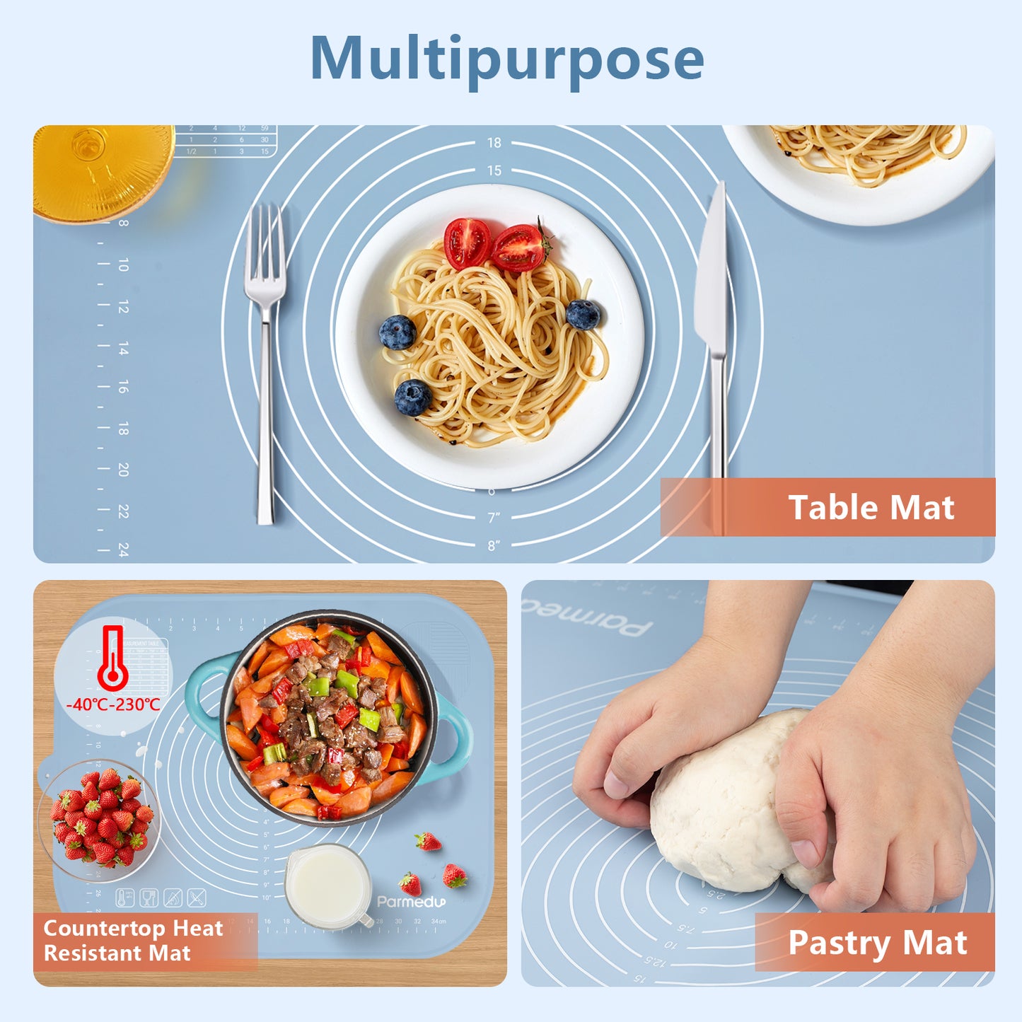 Silicone Pastry Mat 20"*16"