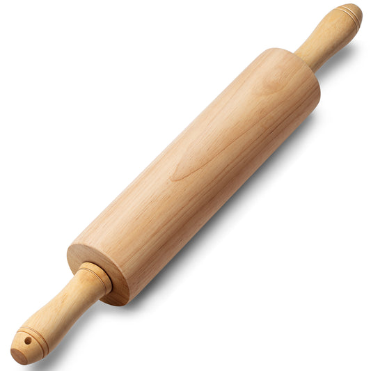 Classic Wooden Rolling Pin 17.5 Inch