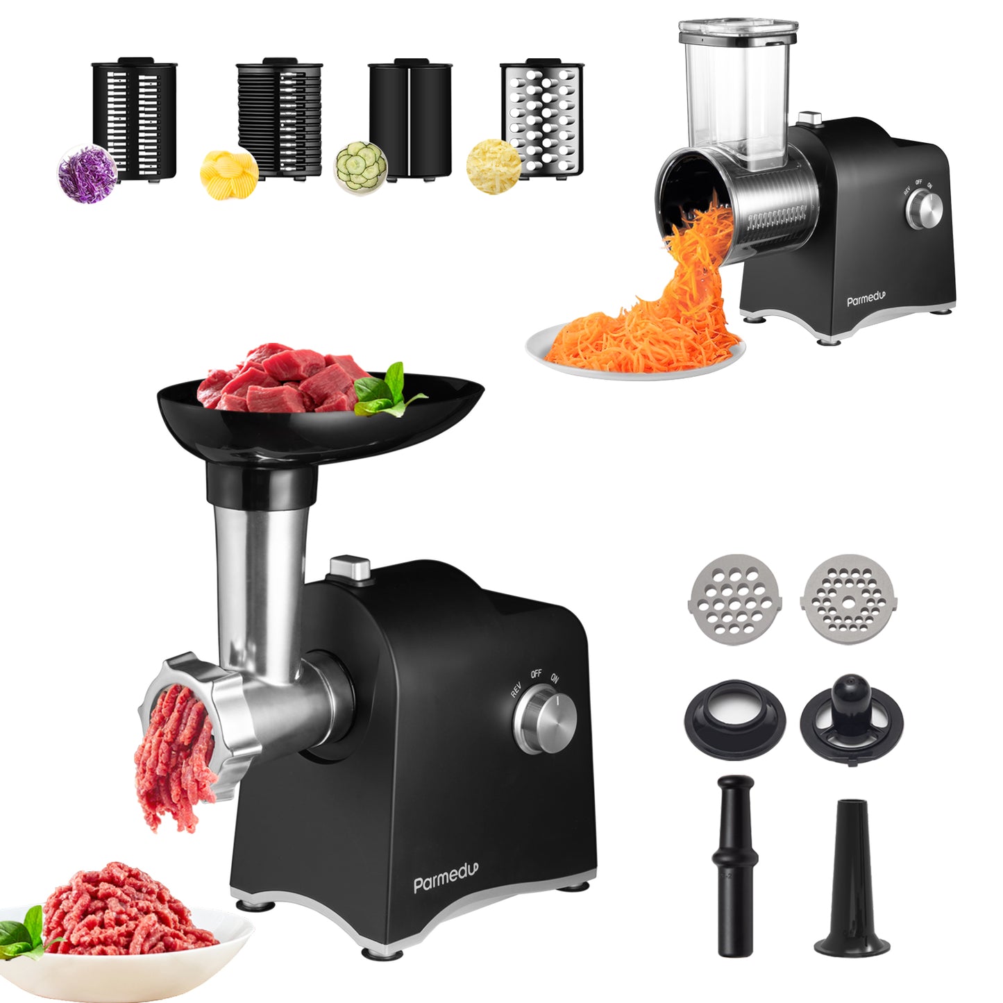 Electric Cheese Grater & Meat Grinder