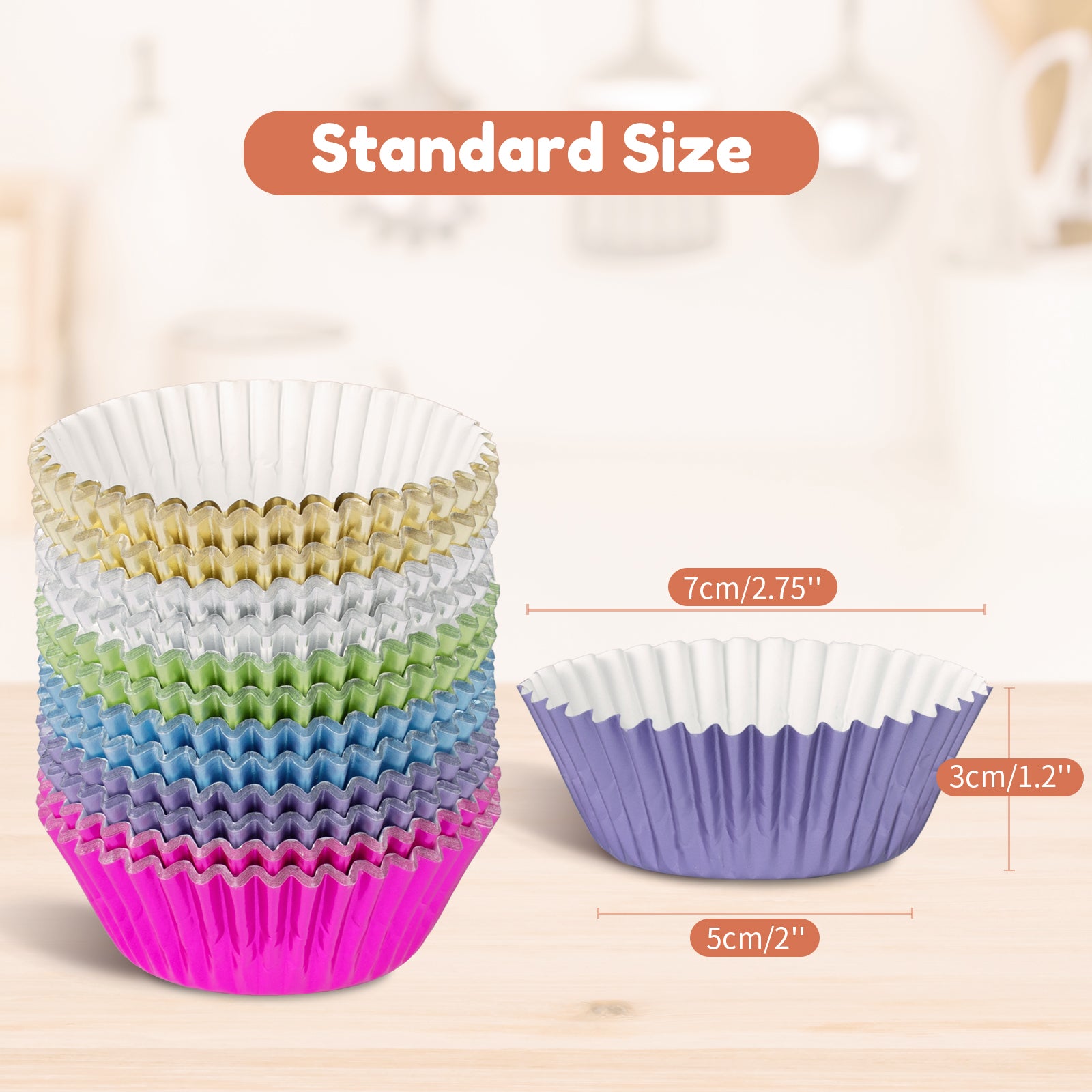 Baking Foil Cupcake Liner Cup Case Mold - China Baking Cup and