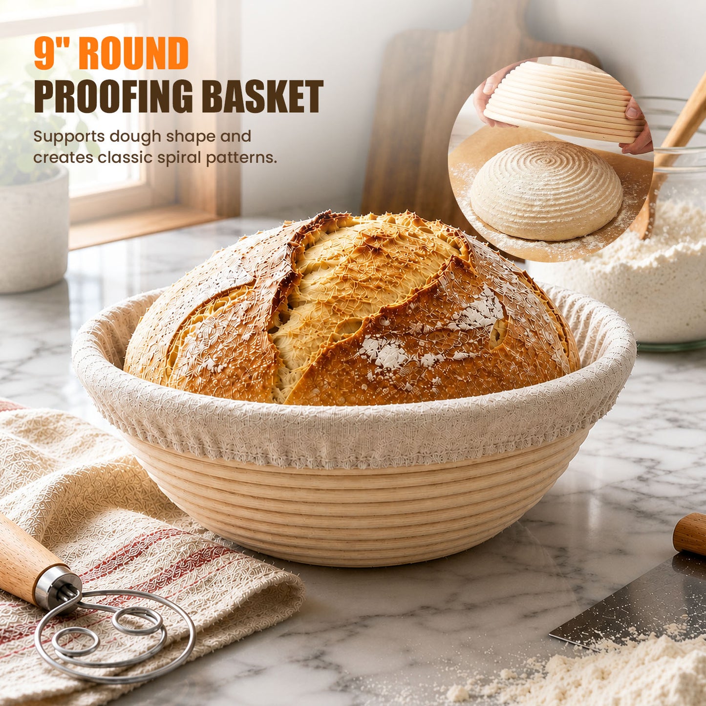 Parmedu 8PCS Sourdough Starter Kit